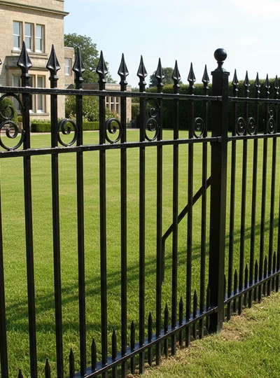 Iron Fence Painting