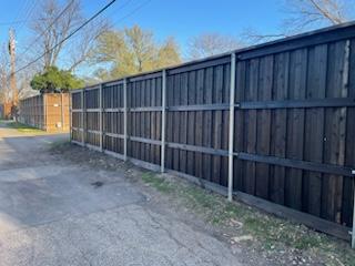 Ebony Fence Staining in Allen