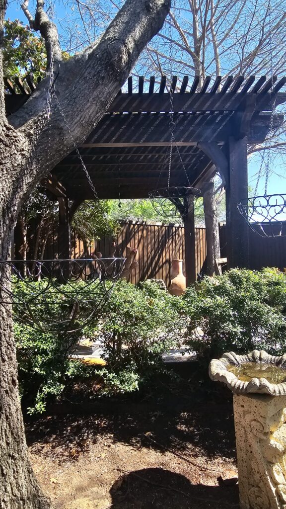 Pergola & Arbor Staining in Allen